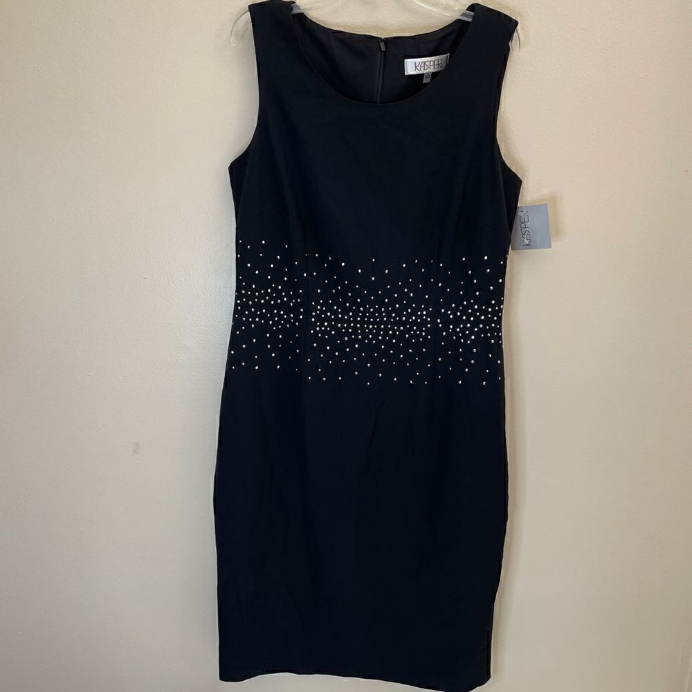 7.NEW! Kasper | Dress| Studded Waistline| Small